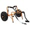 Leisure Sports 1235 Leisure Sports Kayak Trolley Pro Premium Kayak Cart Airless Tires 150 LB Cap Orange 759831SIM - alternate 1